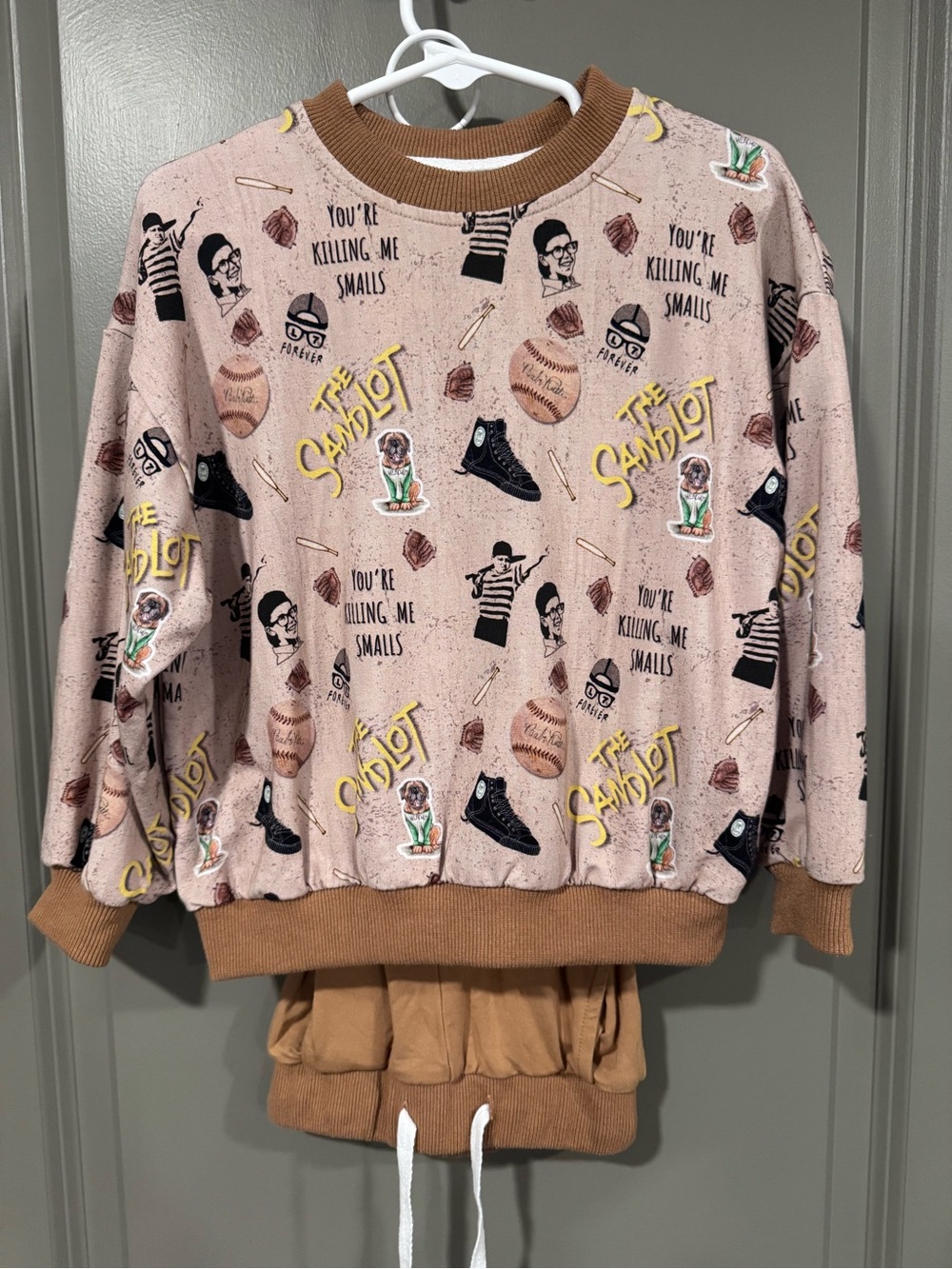 French terry bamboo day wear - Graphic Crewneck Sweater - The Sandlot